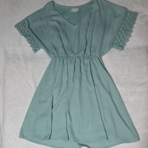 Altar'd State Teal Mini Dress